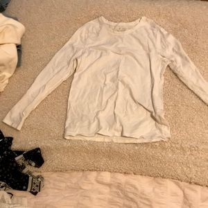 White long sleeve shirt
